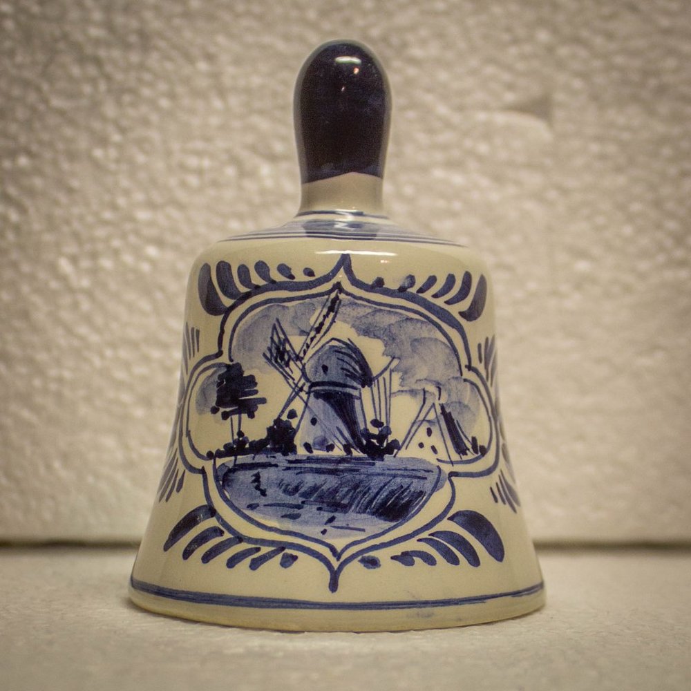 Blue Delft Hand Painted Bell 503